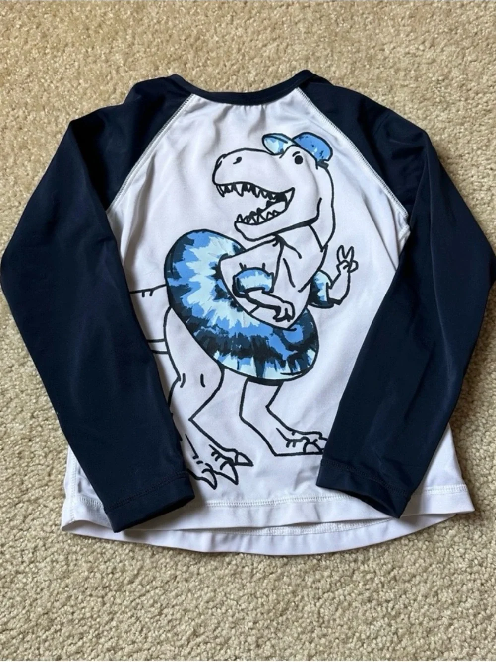 Old Navy Tie Dye Dinosaur Swim Set